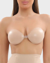 Sujetador Invisible Autoadhesivo de Silicona con Cierre Frontal (2 Pares)